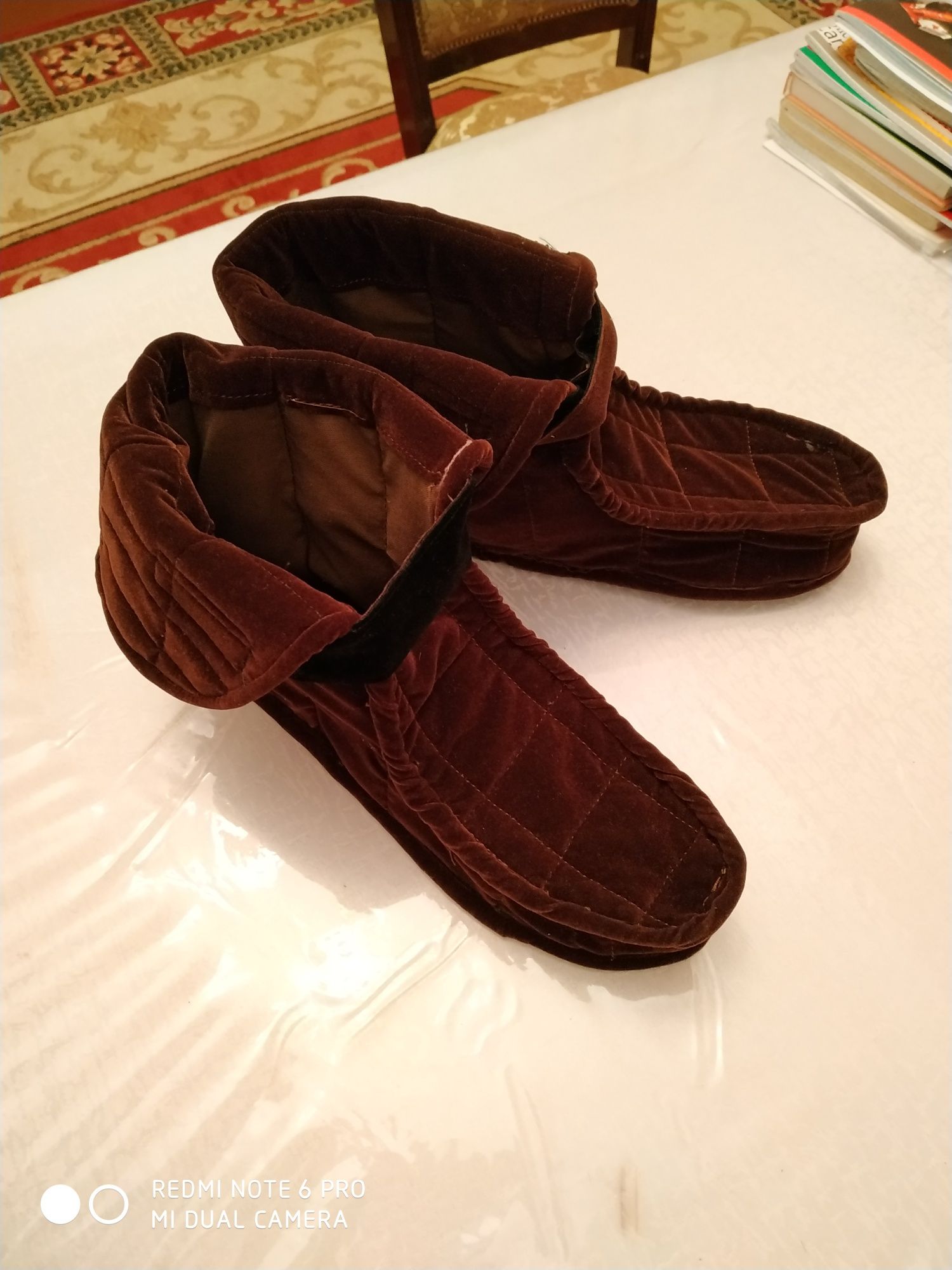 Тапочки из верблюей шерсти