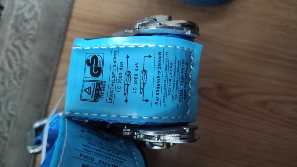 chinga chingi noi 5 tone 5cm latime 8.6 m lungime profesionale NOI