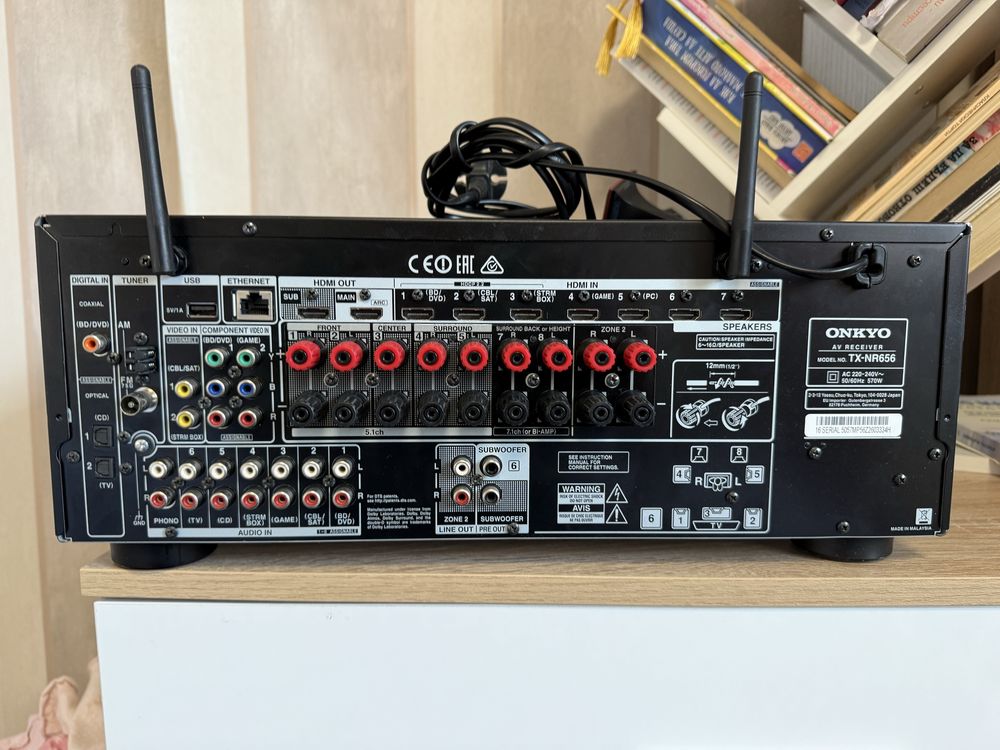 Onkyo TX-NR656 Качествен ресивър