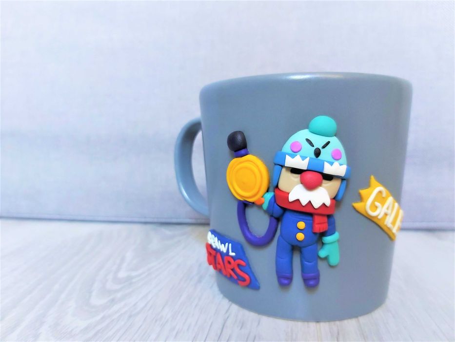 Cadou pentru copii cana figurina Gale Brawl Stars handmade