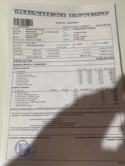 Vand. NISSAN qashqai