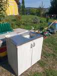 Lavoar de inox cu suport