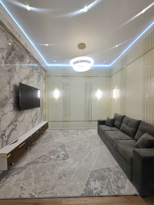 Чиланзар Ц 2/2/8 Новостройка евроремонт с мебелью техника 55 м2