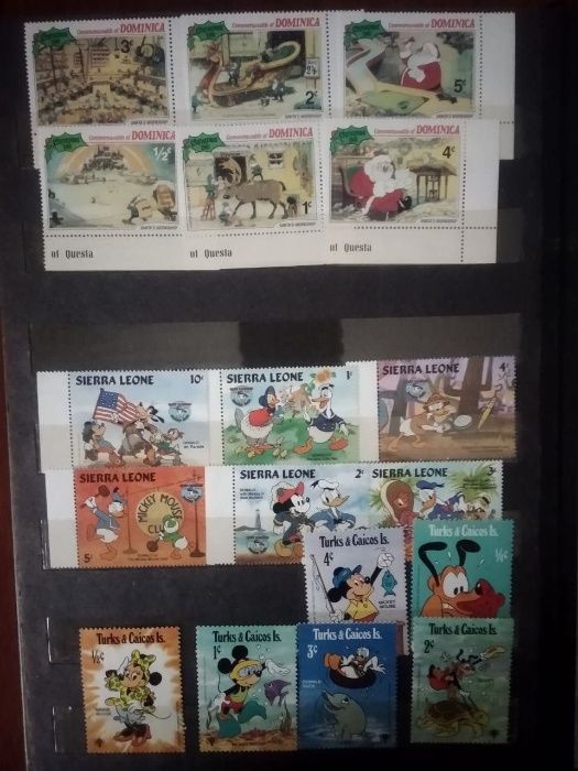 Коллекция почтовых марок "Комиксы".