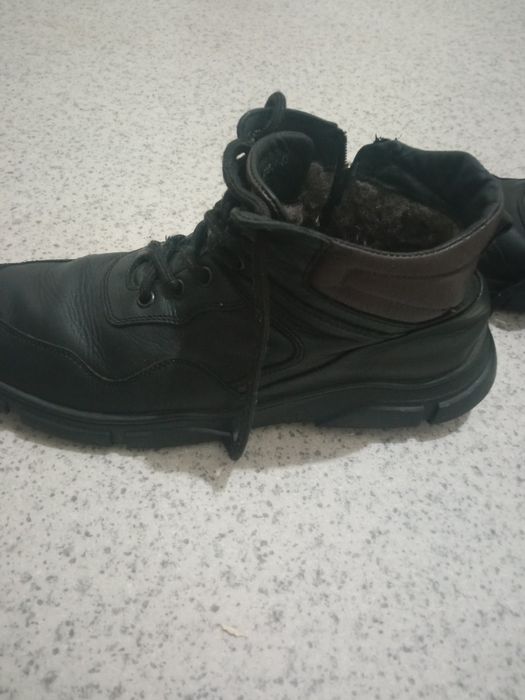 Зимняя обувь мужская кожа