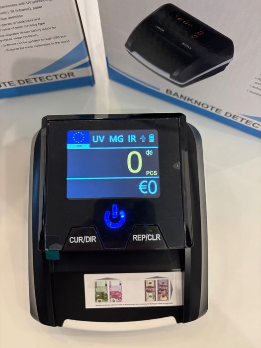 Детектор за пари( банкноты евро и лев)