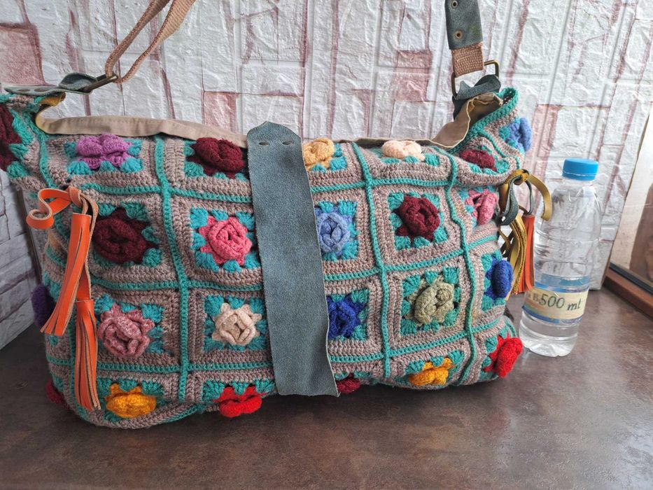 дамска чанта ,плетена торба