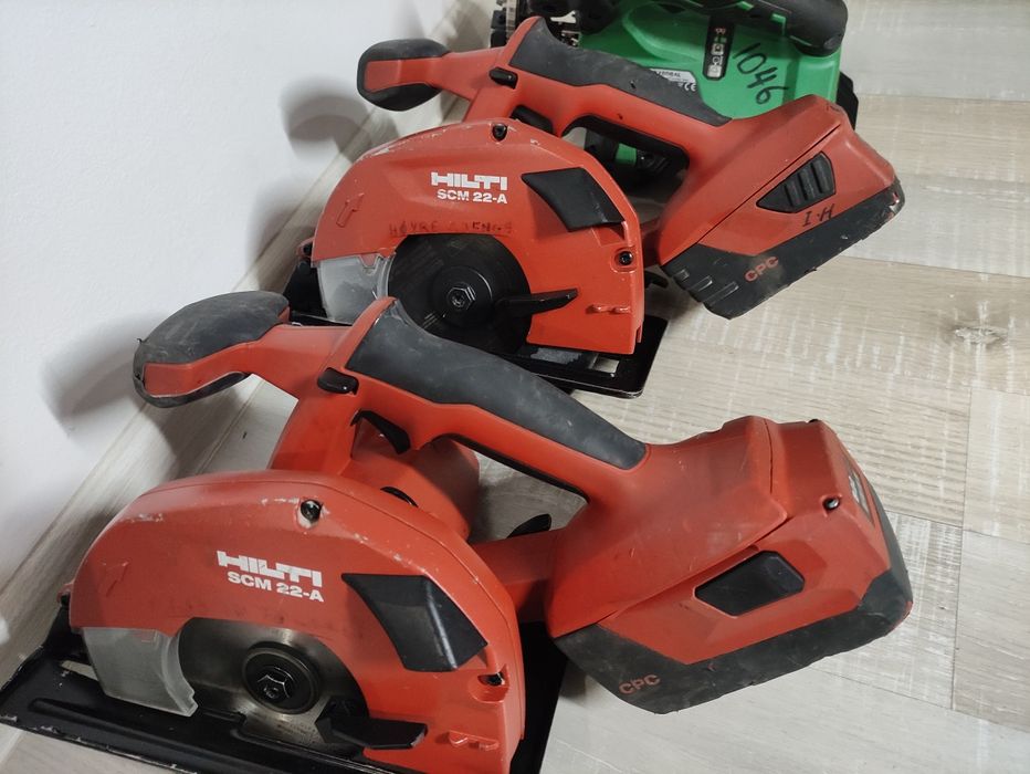 Circular Hilti metal SCM 22-A Hikoki  C18DBAL lemn