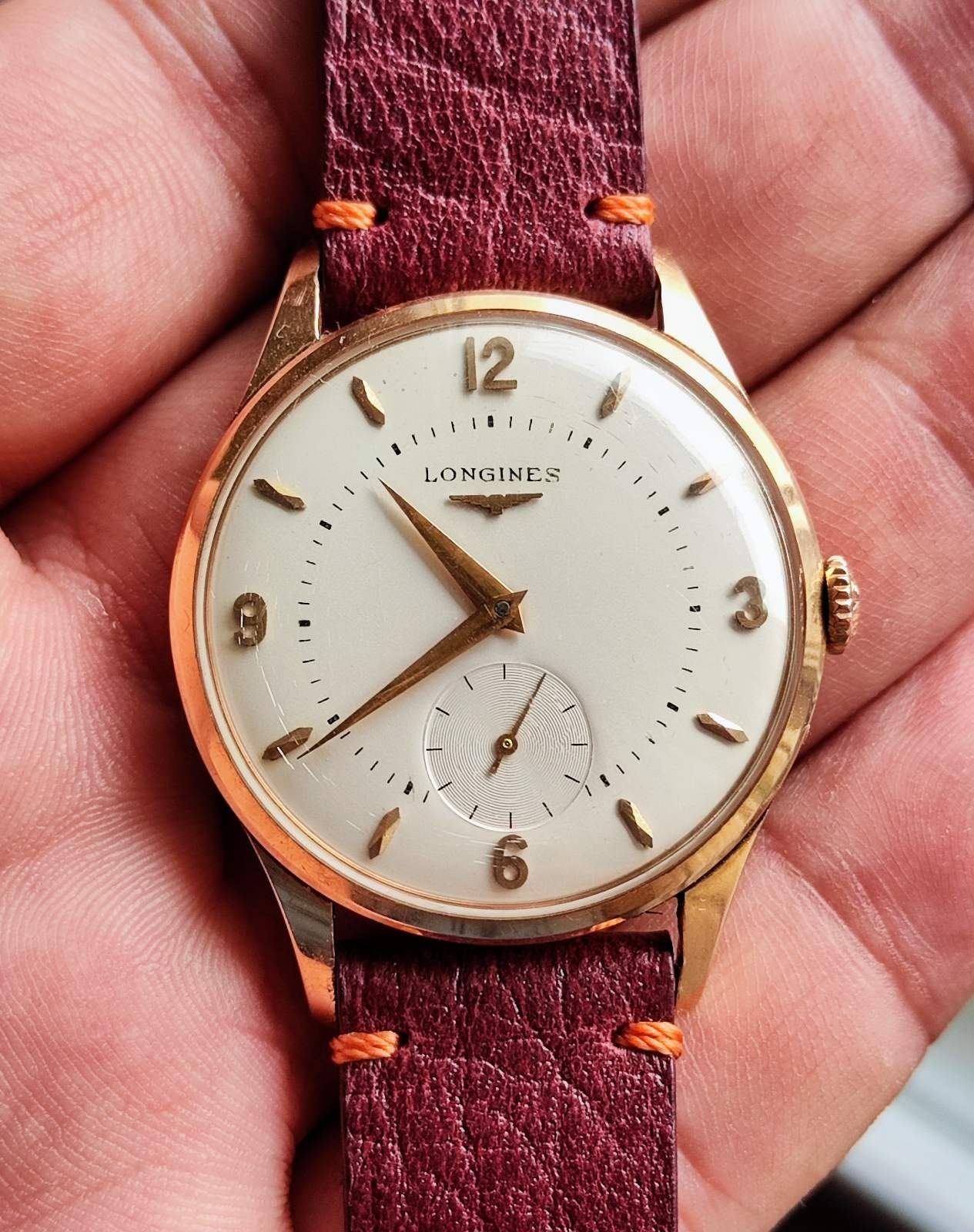 Vintage Longines 18k solid gold