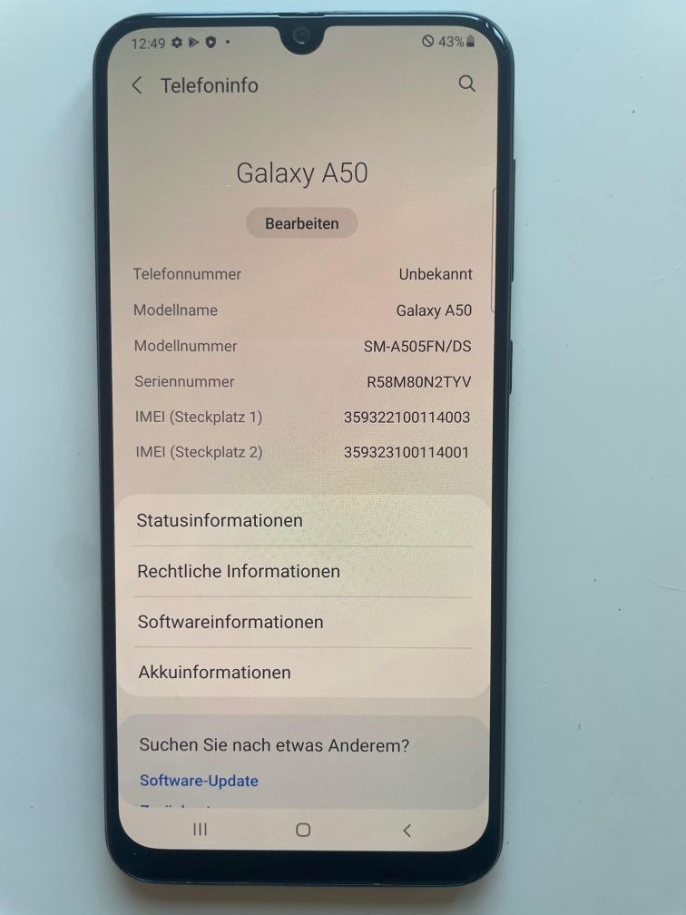 Samsung a50 128gb Dual Sim