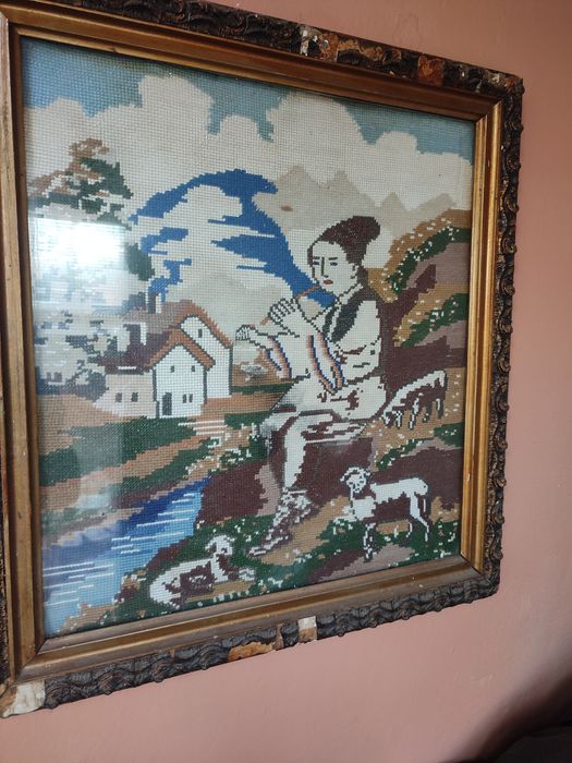 Vând tablou din goblen