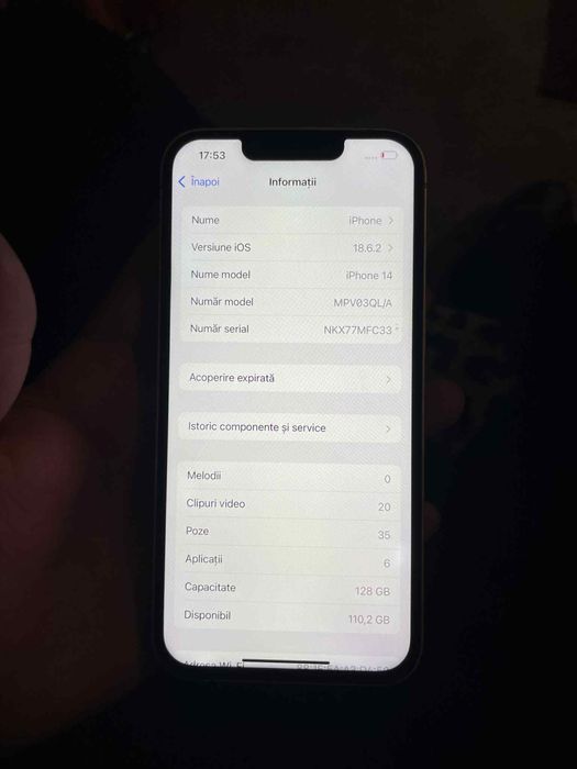 Vand iPhone 14 in  stare foarte buna acept si schimburi