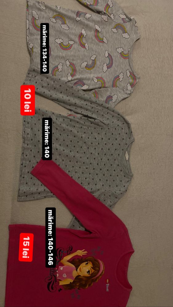 Bluze si hanorace pentru fete 134-152