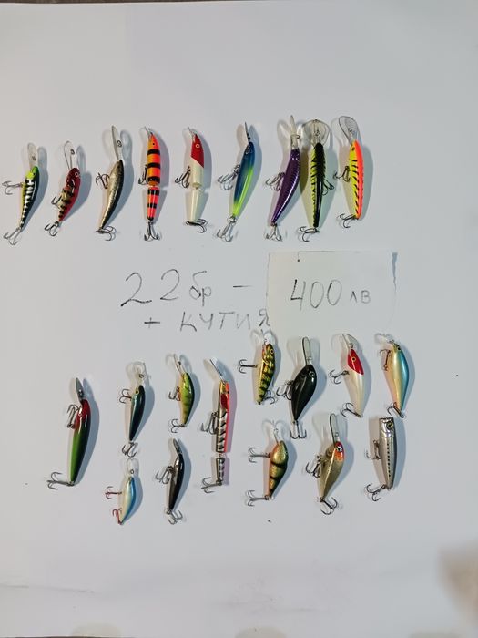 Воблери зимни блесни и мормишки.