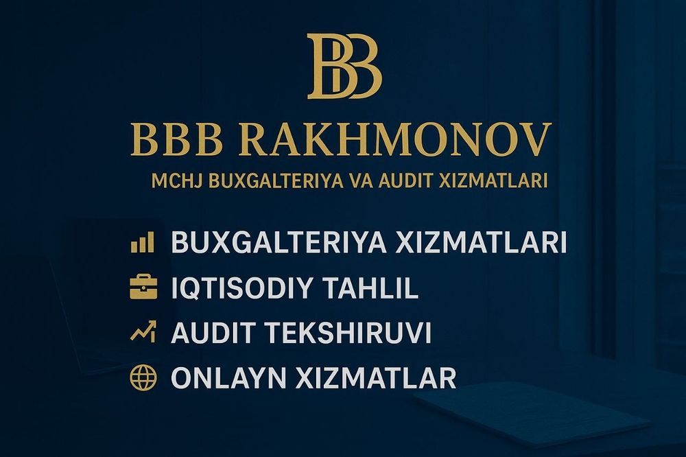 Audit yurist va buxgalteriya xizmatlar Онлайн форма-1 форма-2 тайёрлаш
