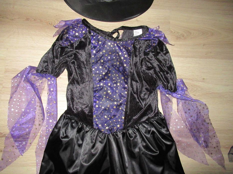 ХЕЛОУИН костюм/ рокля СТРАХОТНА РОКЛЯ с аксесоари--140 номер