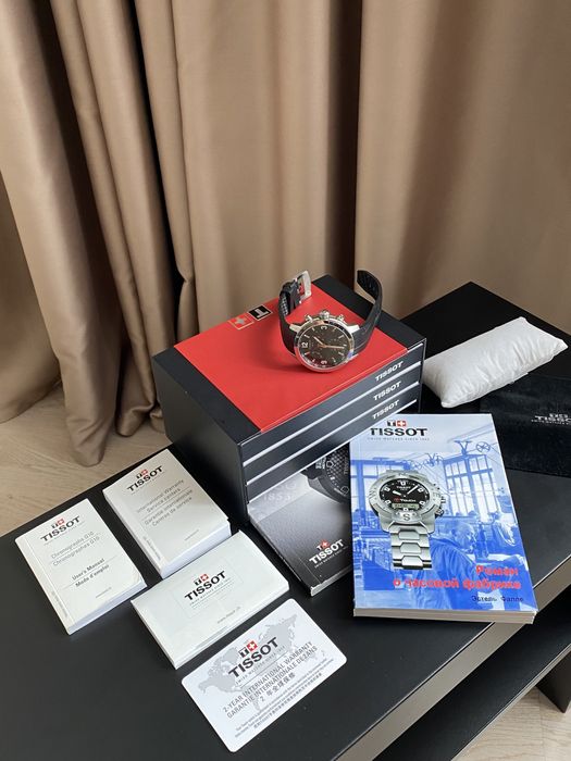 Часы Tissot T-Sport PRC 200 Chronograph черные сапфир