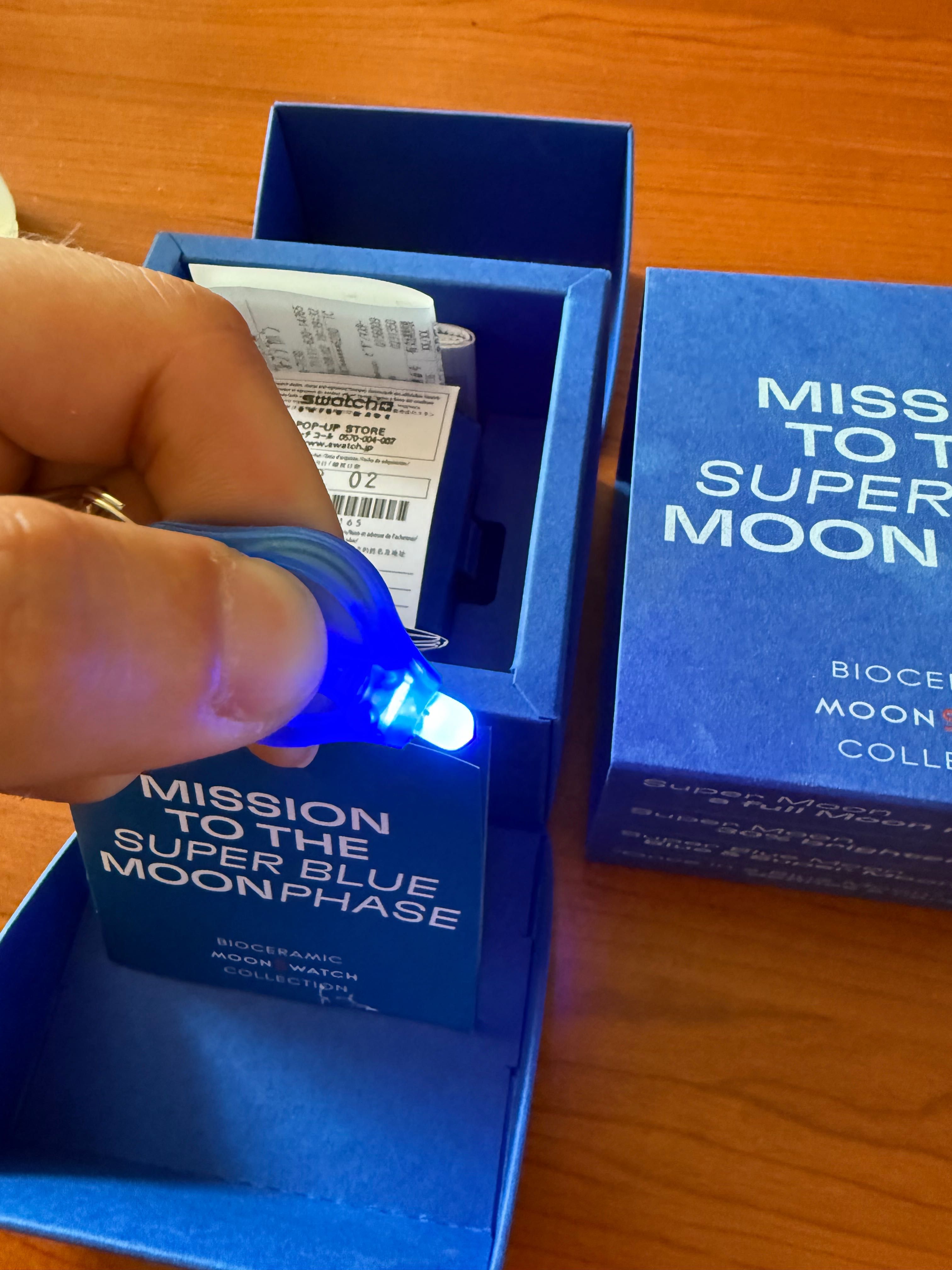 SwatchXOmega Bioceramic MoonSwatch Mission to the Super Blue Moonphase