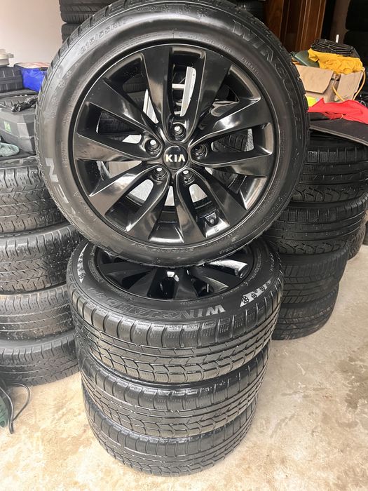 Jante+Cauciucuri Iarna 215/55/17 kia Hyundai 5x114.3