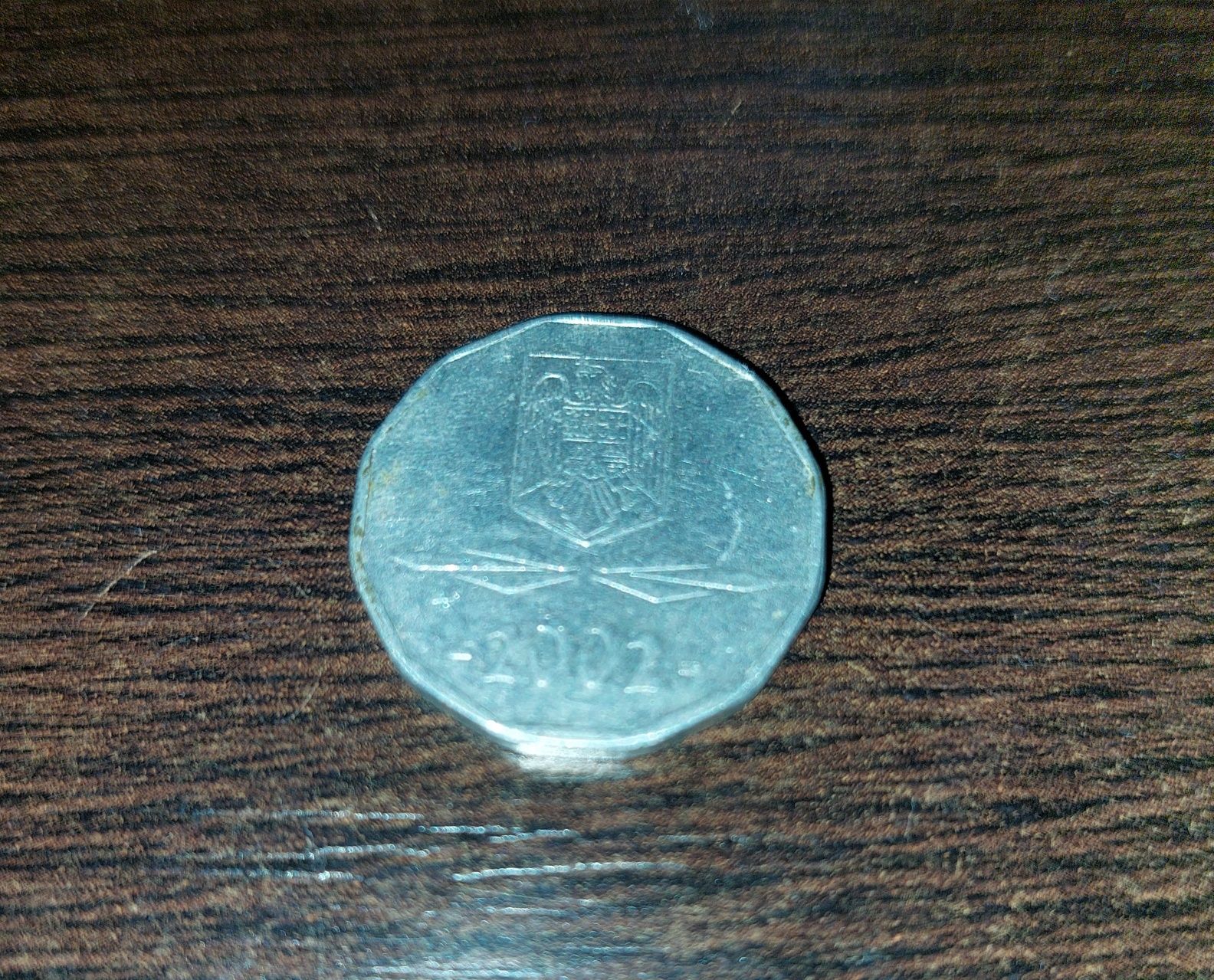 Moneda Romania 5000 lei Anul 2002