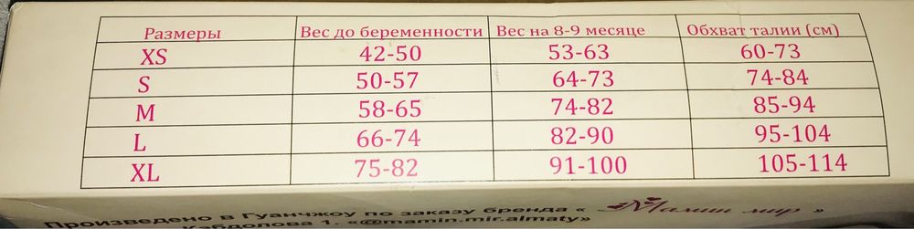 Бандаж послеродовой