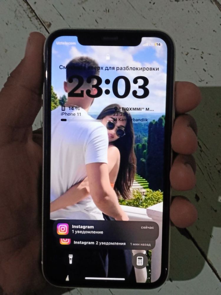 Iphone 11 kelishilgan srochni sotiladi 128talik yomkis 72%