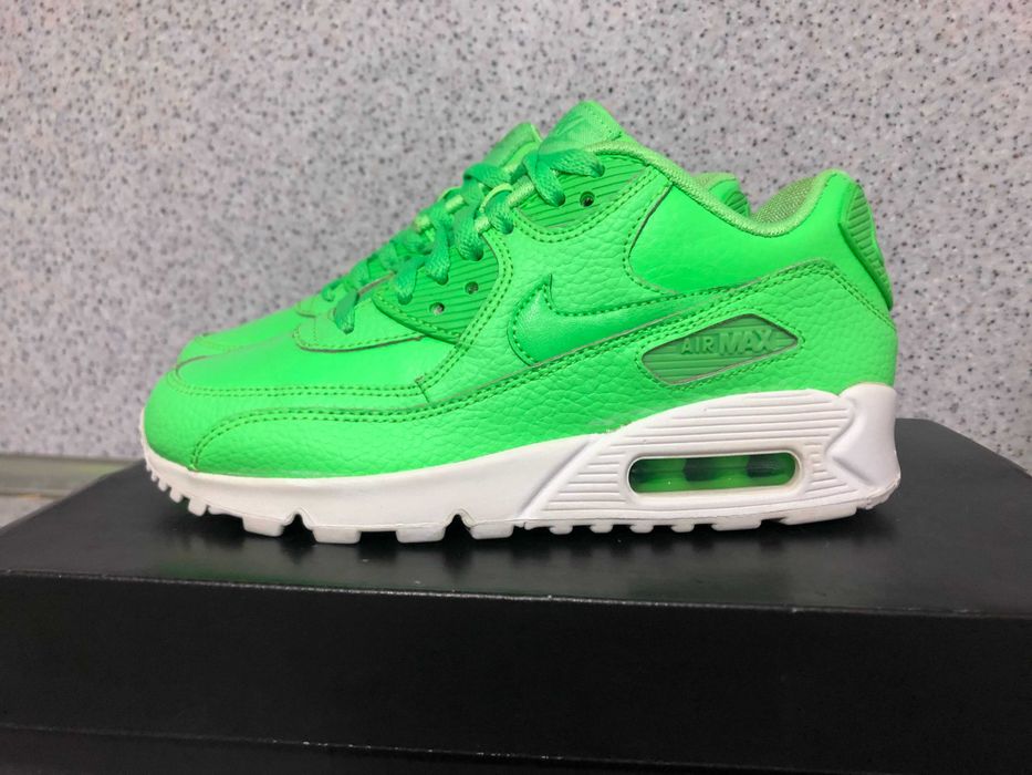 ОРИГИНАЛНИ *** Nike Air Max 90 Leather / Green White