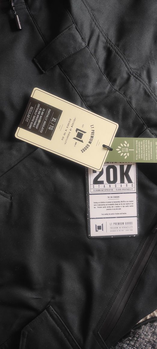 L1 Premium Goods Sentinal Bib pant 2L, 20k/20k