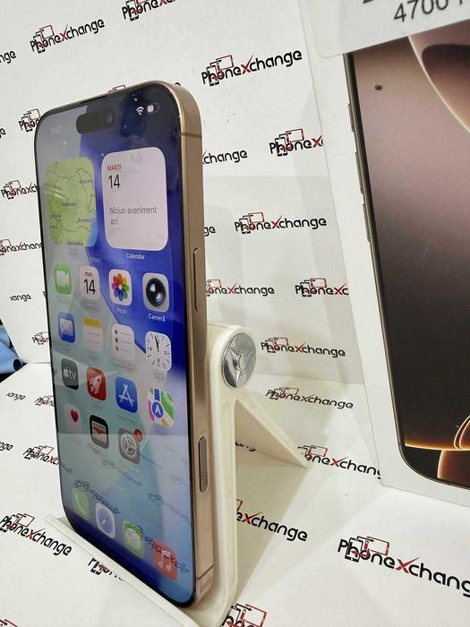 iPhone 16 Pro MaxDesert Neverlocked 256GB Impecabil