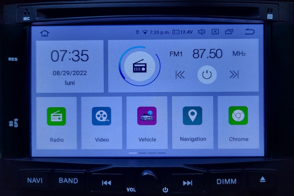 Navigatie Auto WiFi+4G -Android, 7Inch, Peugeot 3008/5008/Partner