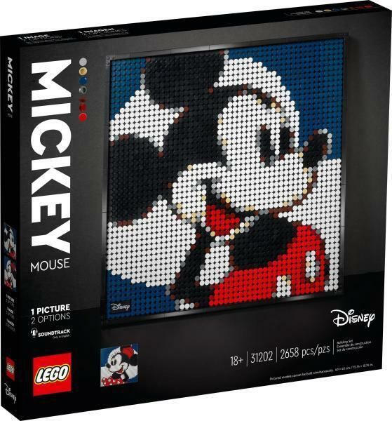 LEGO Art - Disney's Mickey Mouse 31202, 2658 piese, nou/sigilat