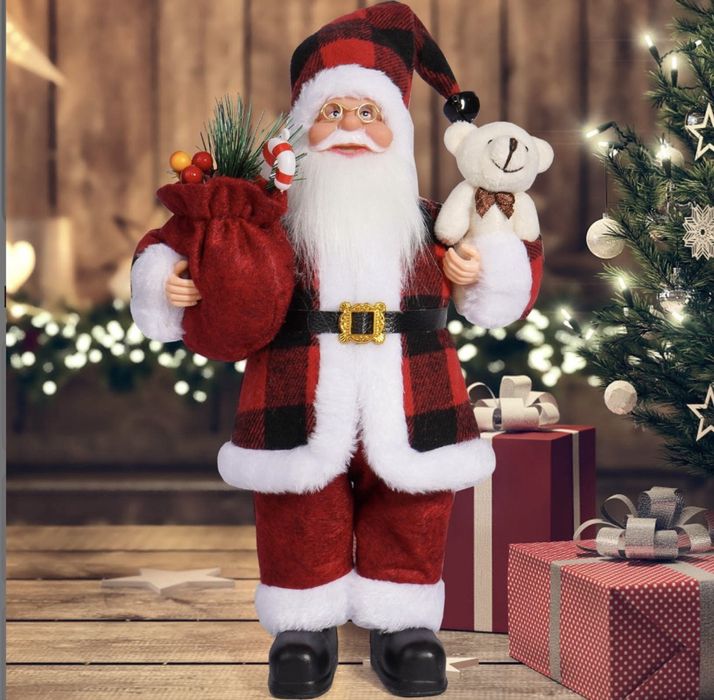 Новогодний санта 30 см
