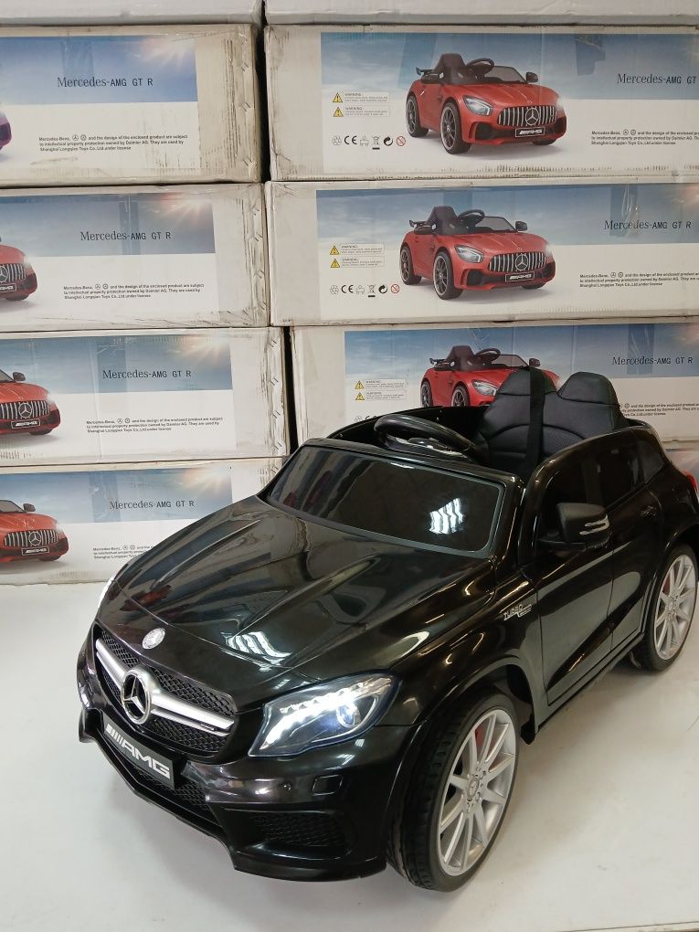 Нова!!Промоция!Акумулаторен джип Mercedes AMG GLA45 с меки гуми,12v