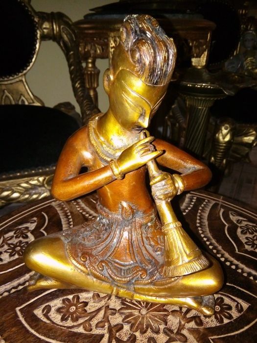 Superbe sculpturi muzicanți din bronz Art-Deco