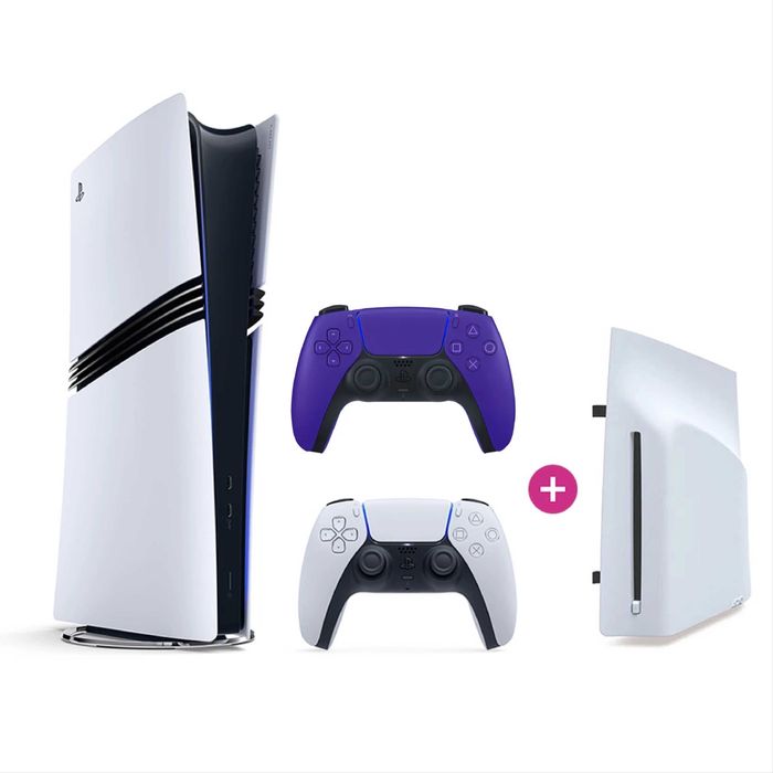 Playstation 5 Pro Disc Edition 2TB + 2 Controllere