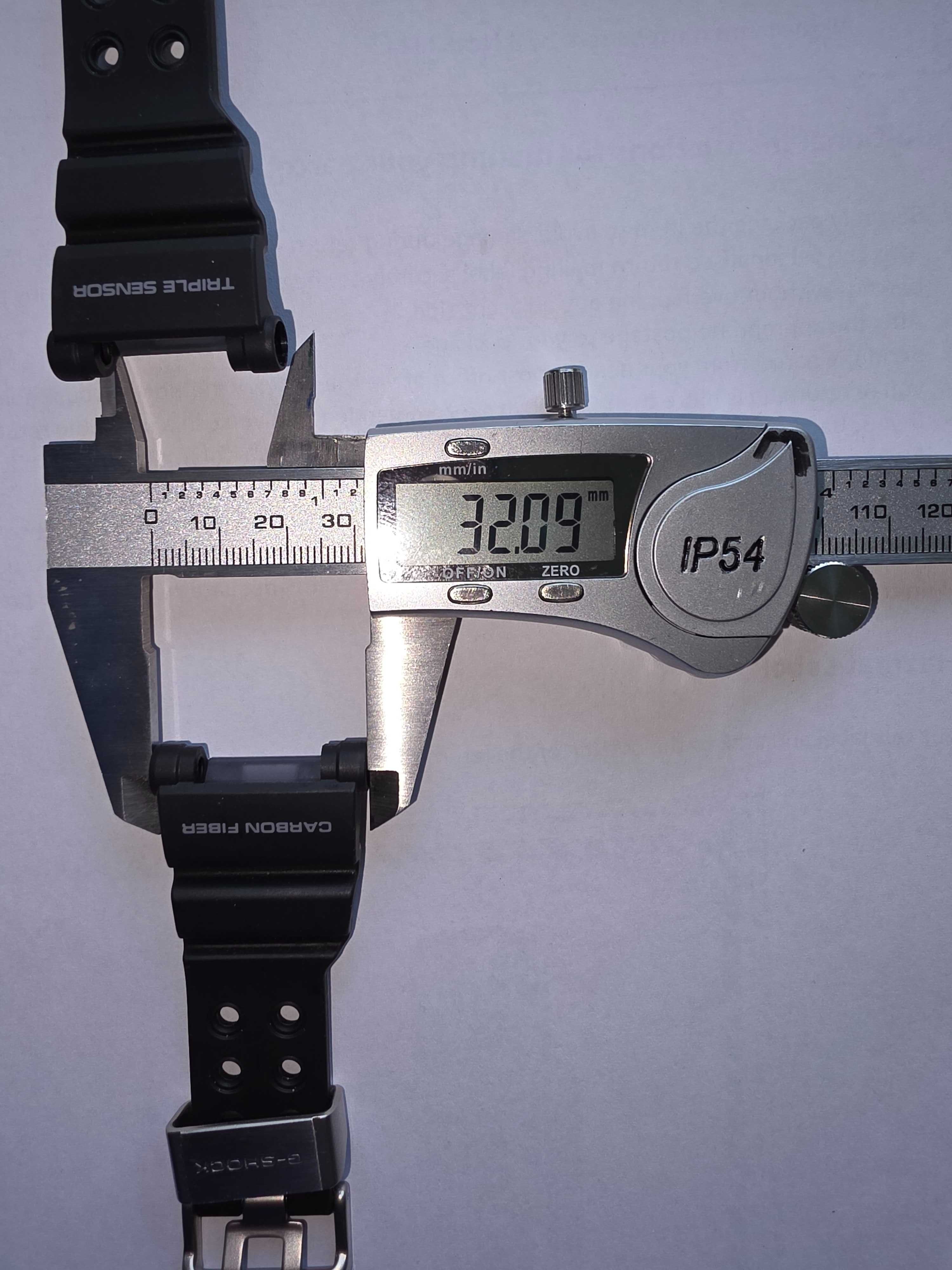 Нова оригинална каишка Casio Black Carbon Fibre Band
