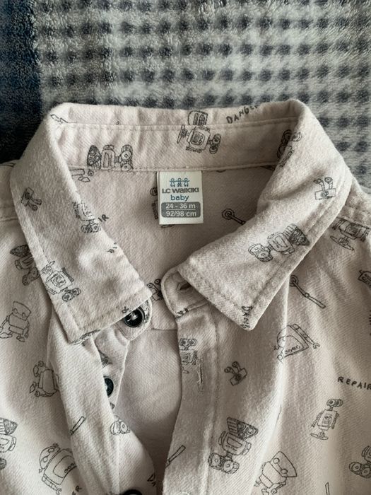 Рубашки детские с длинным рукавом