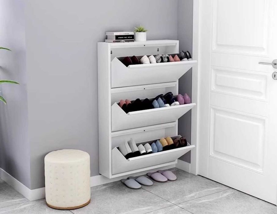 Devorga qotiradigan oyoq kiyim javoni, железный шкаф для прихожки