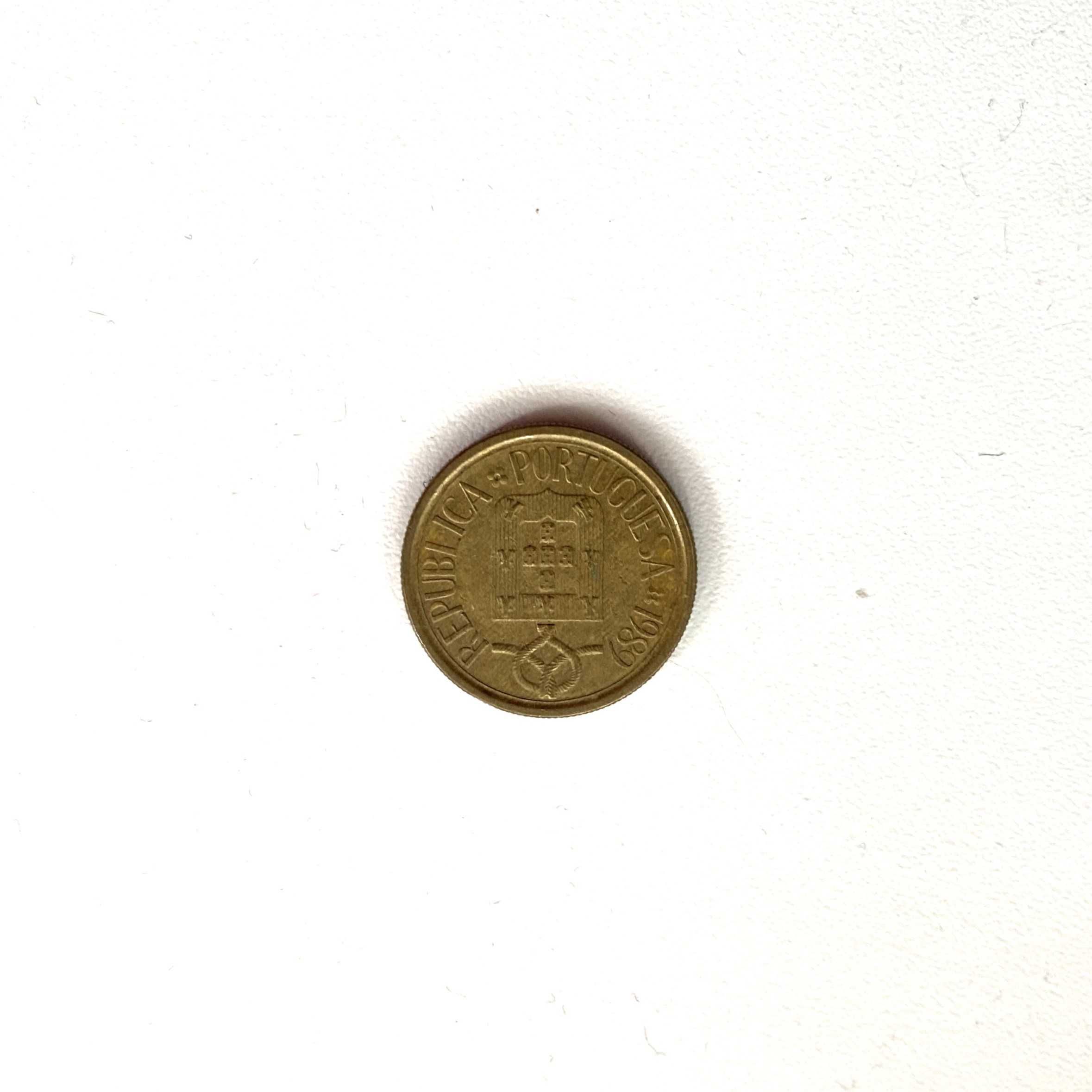Moneda 5 Escudos 1989 Portugalia