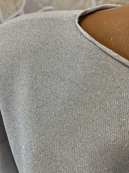 Pulover dama argintiu Pachita