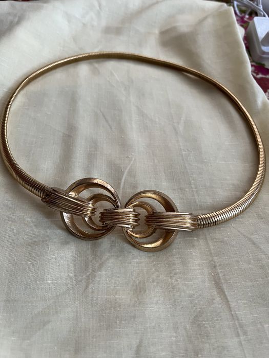 Curea metal aurie elegantă Zara noua