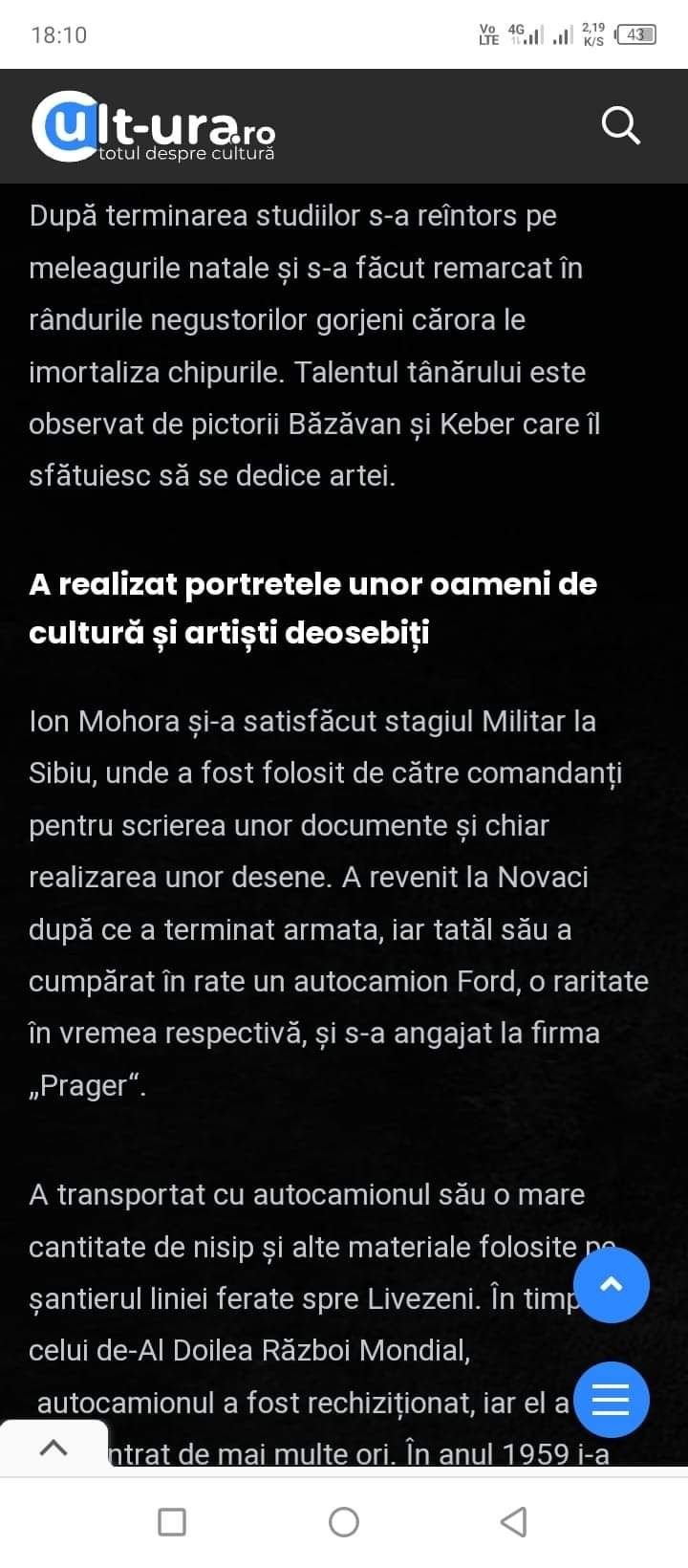 Două portrete din anii '60-'70 ale portretistului Ion Mohora