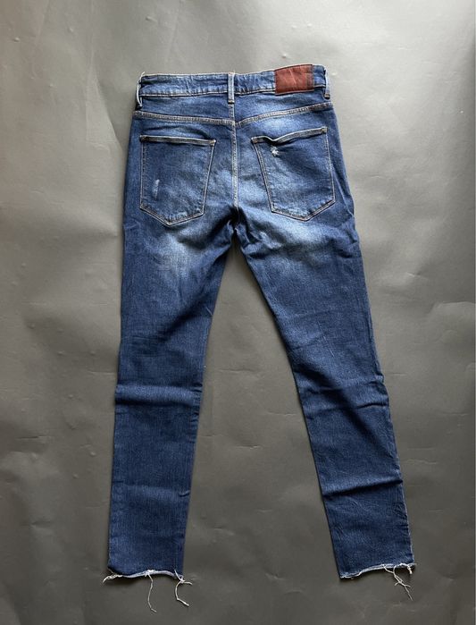 Bershka Skinny Jeans Albastrii | Barbati | 38