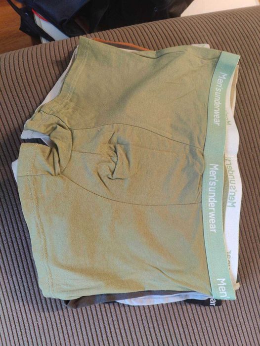 8 чифта чисто нови мъжки боксерки 95% памучни