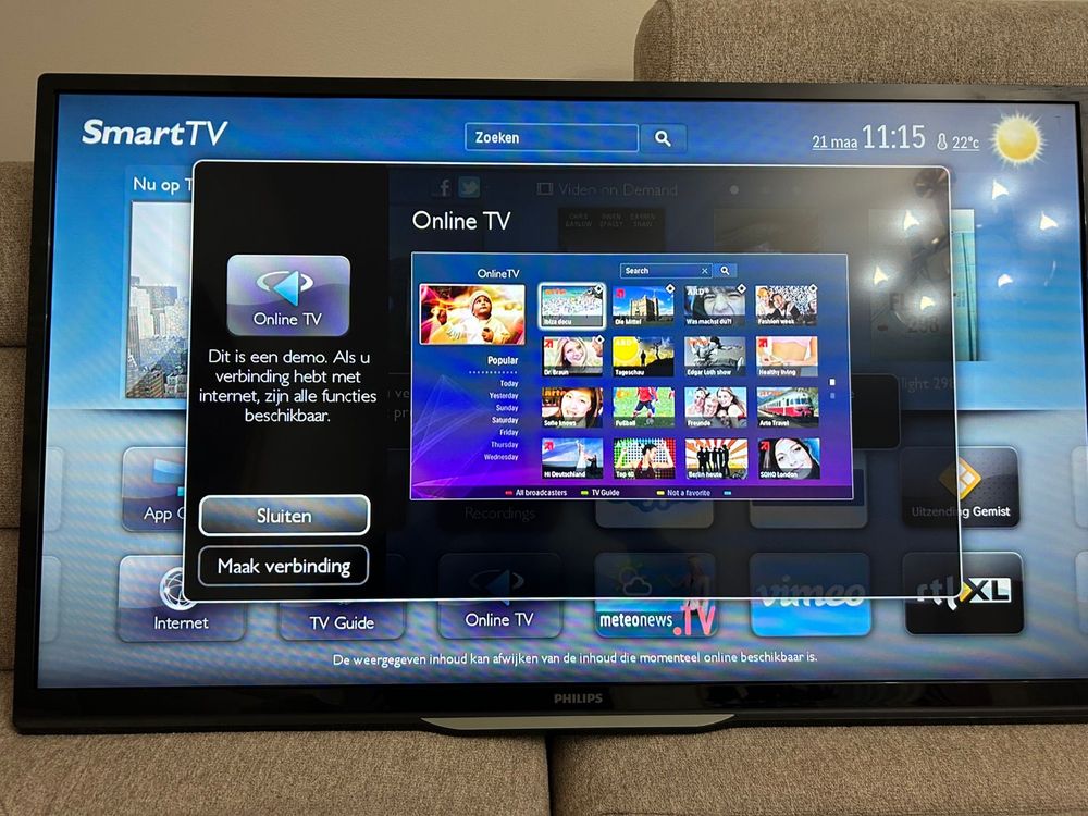 Smart tv Philips 101 cm