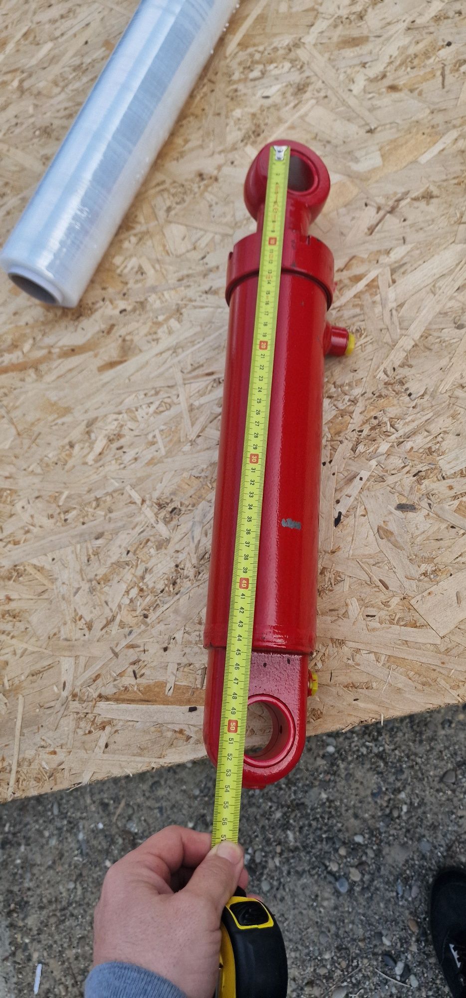 Cilindru hidraulic dublu sens 50 cm lungime diametru tija 50 mm diamet