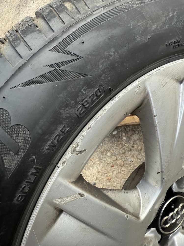 Джанти 17 цола със зимни гуми 215.55.17 за audi 5.112