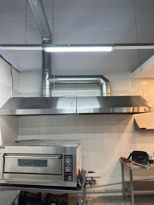 Установка вытяжка, вентиляция,