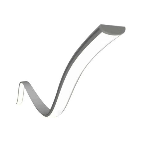 Profil aluminiu banda led, flexibil, aplicat, 2 metri
