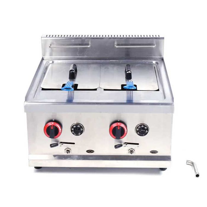 Friteuza Dubla pe Gaz GPL Noua cu factura ,Transport Gratuit